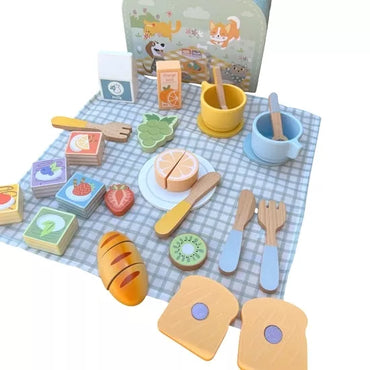 Medinis pikniko rinkinys lagaminėlyje – kūrybiškai ir skaniai žaidžiami nuotykiai!