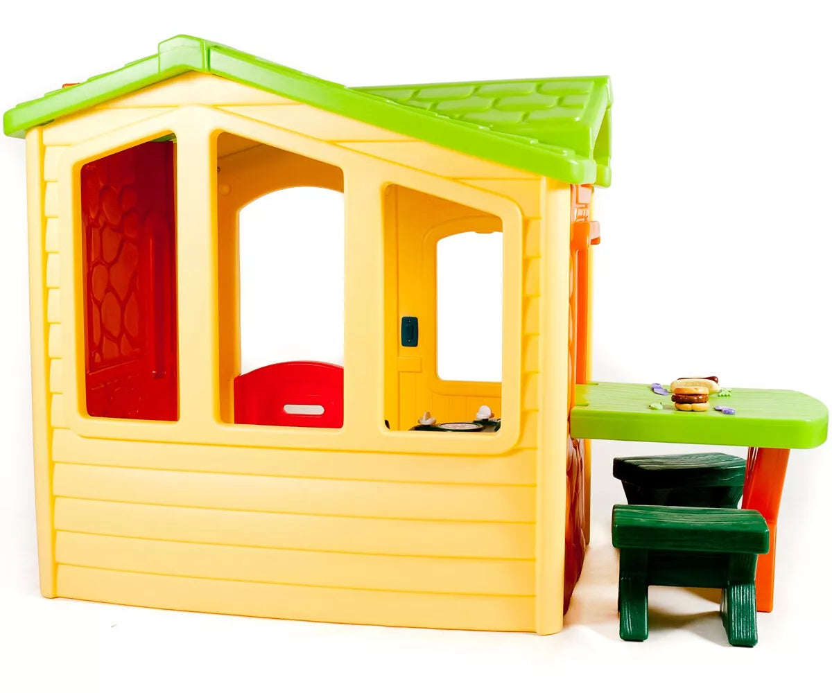 Little Tikes žaidimų namelis su virtuvėle, staliuku ir 19 priedų