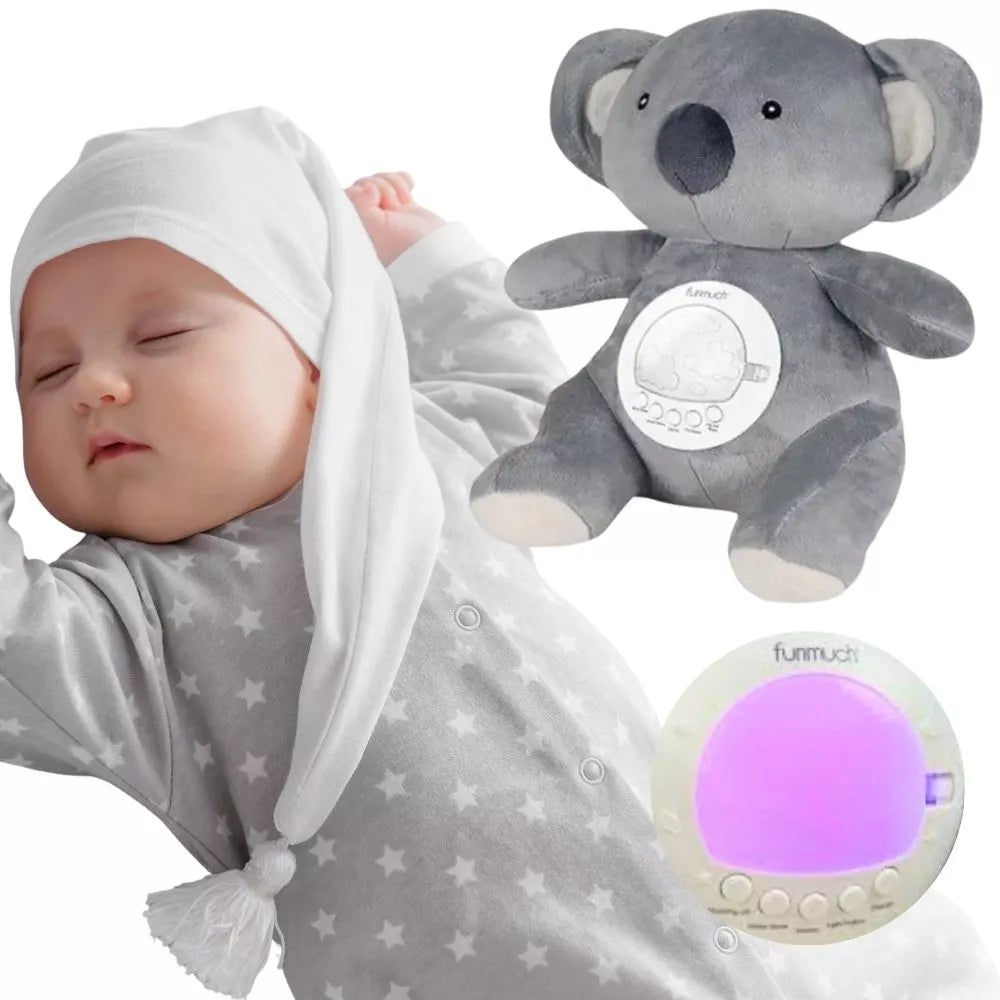 WOOPIE BABY Koala Cuddly Sofa su projektoriumi Ramesnis lopšinės miegamojo verkiantis jutiklis