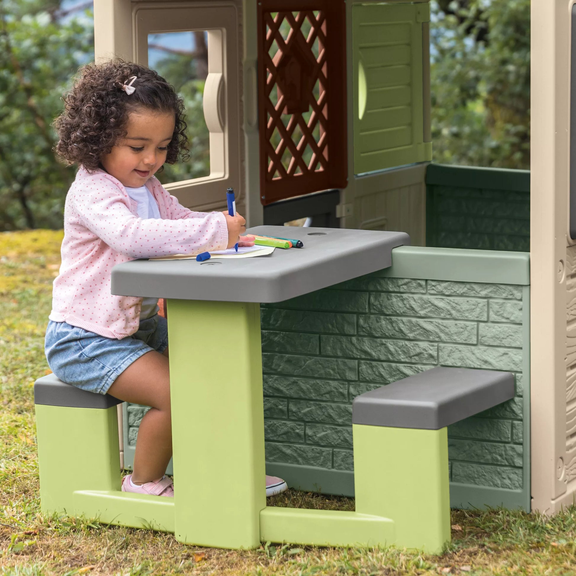 Smoby „Picnic Table“ pikniko stalas su dviem suoliukais