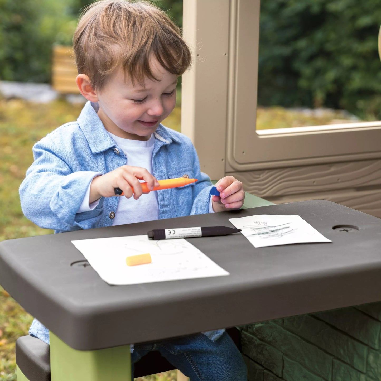Smoby „Picnic Table“ pikniko stalas su dviem suoliukais