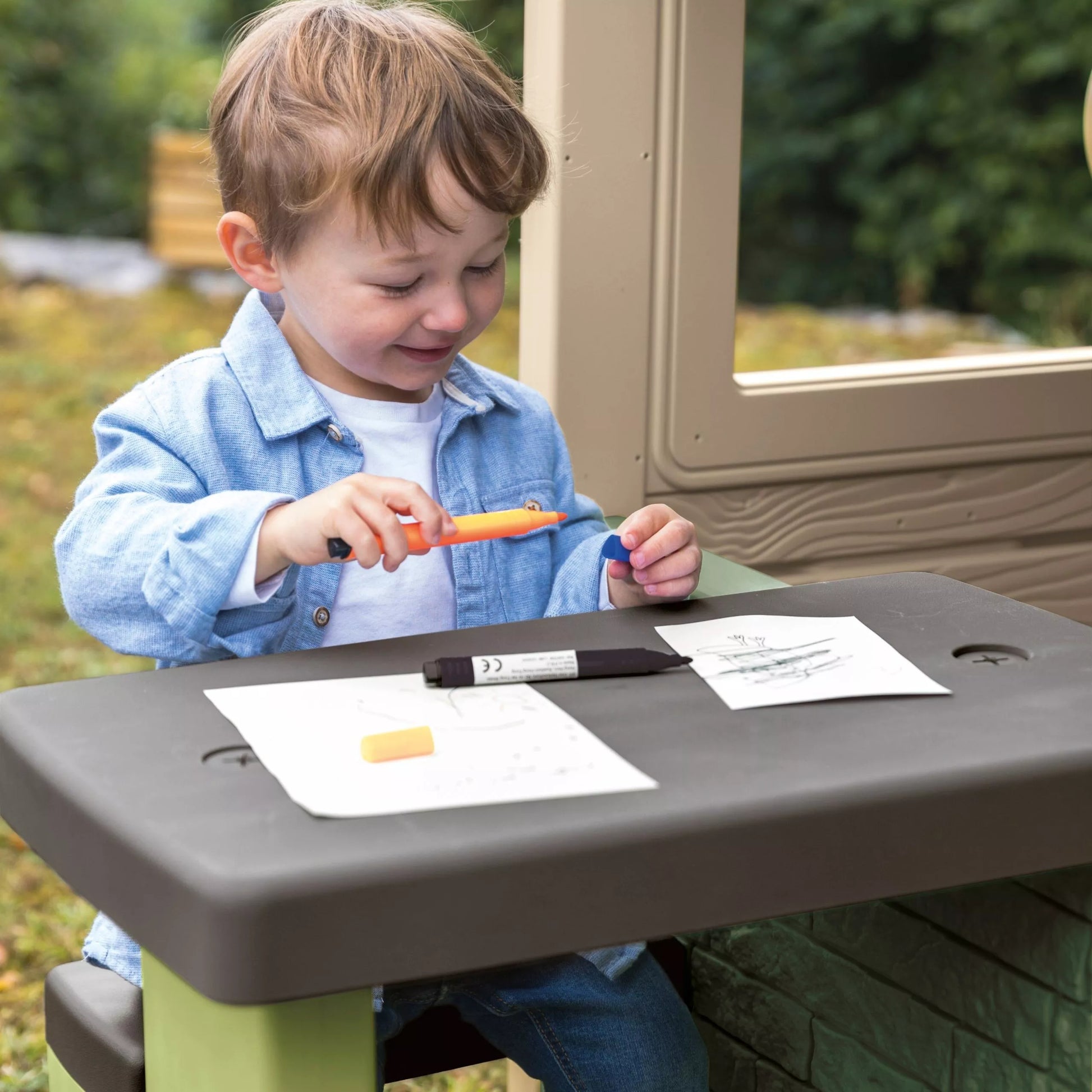 Smoby „Picnic Table“ pikniko stalas su dviem suoliukais