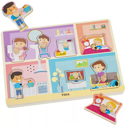 VIGA garsinė dėlionė „Kasdienės veiklos“