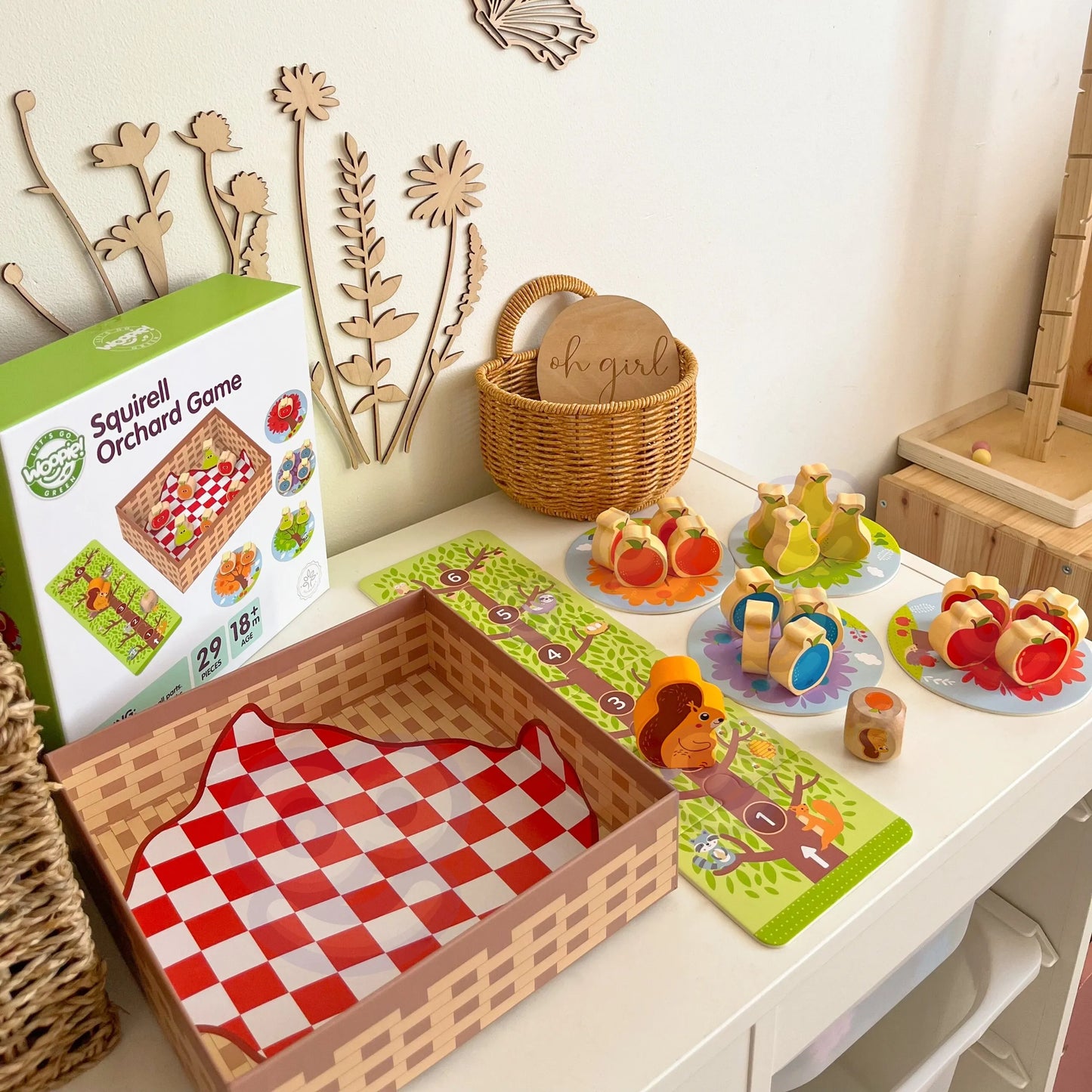WOOPIE GREEN „Voverė sode“ šeimos stalo žaidimas