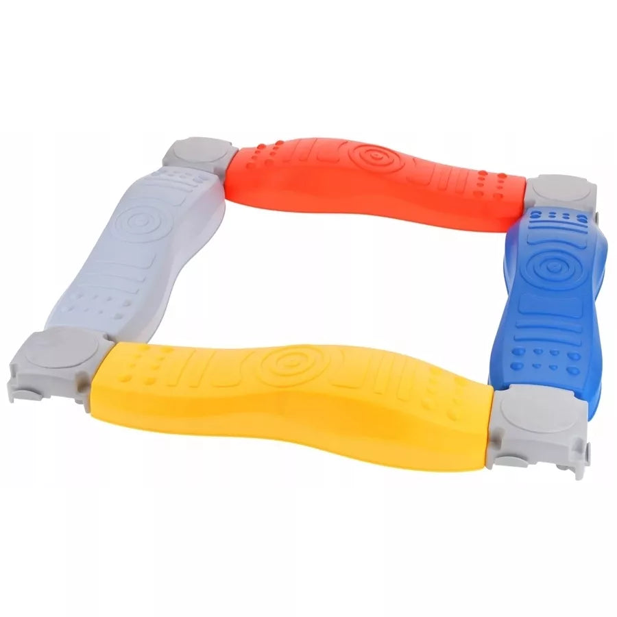 WOOPIE balansinės sijos modulinis takelis sensoriniam takui kvadratas