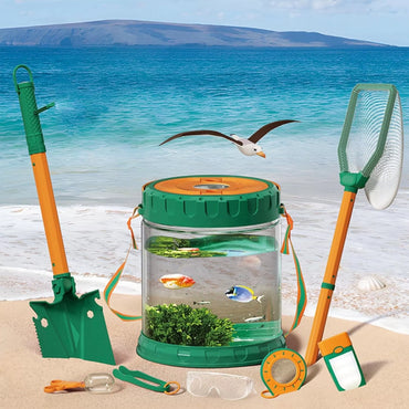 WOOPIE Discovery Small Nature Explorer rinkinys Vabzdžių tinklelio drugelių žuvų konteineris