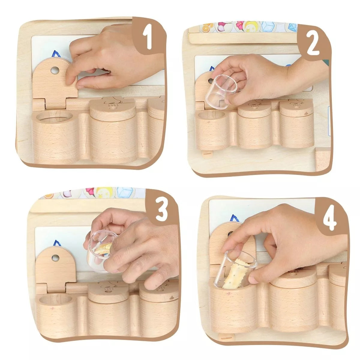 MASTERKIDZ Montessori Smell Sense Educational Board