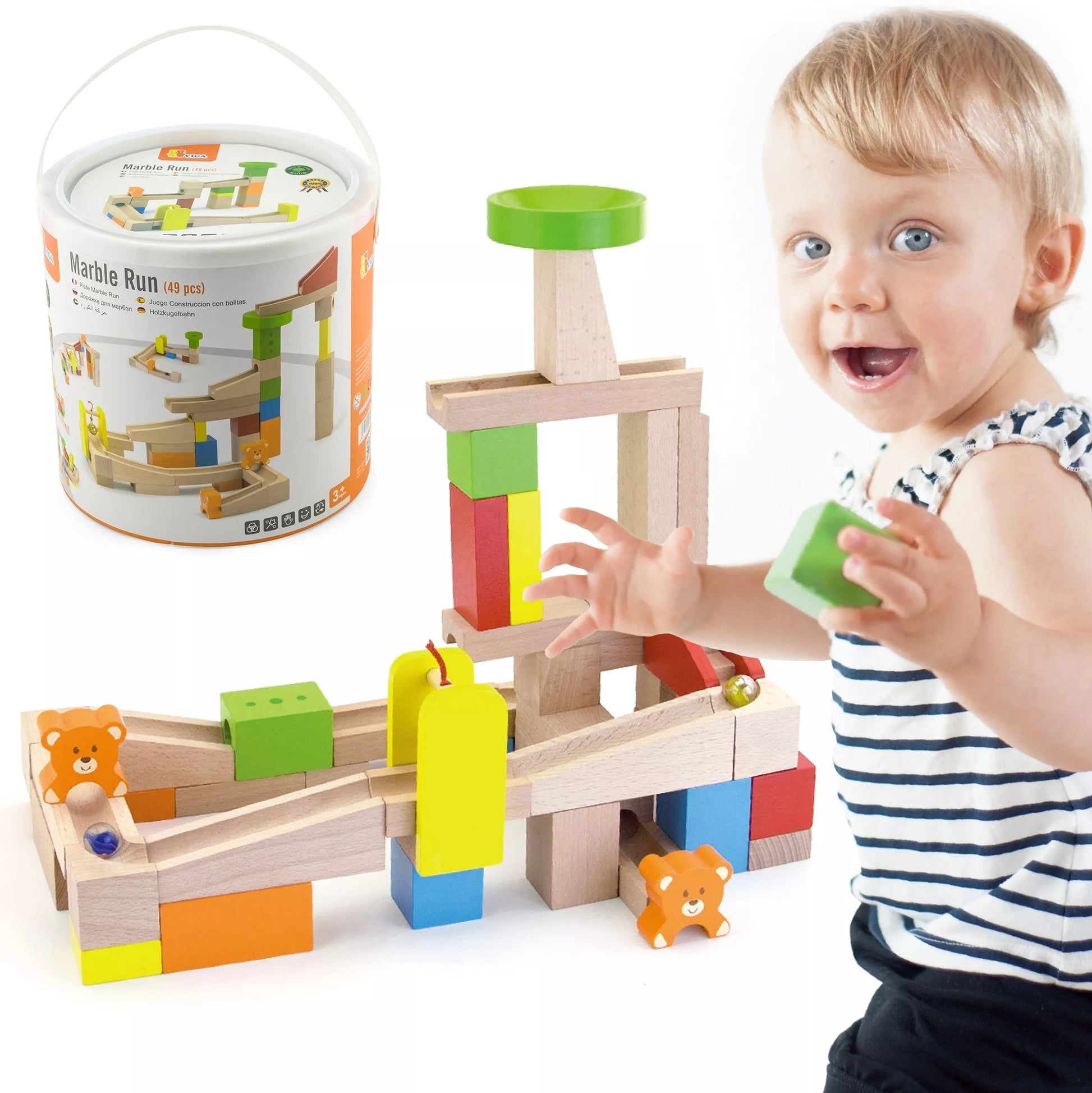 Medinis rutulinis takelis, rutulinis takelis, 49 elementai