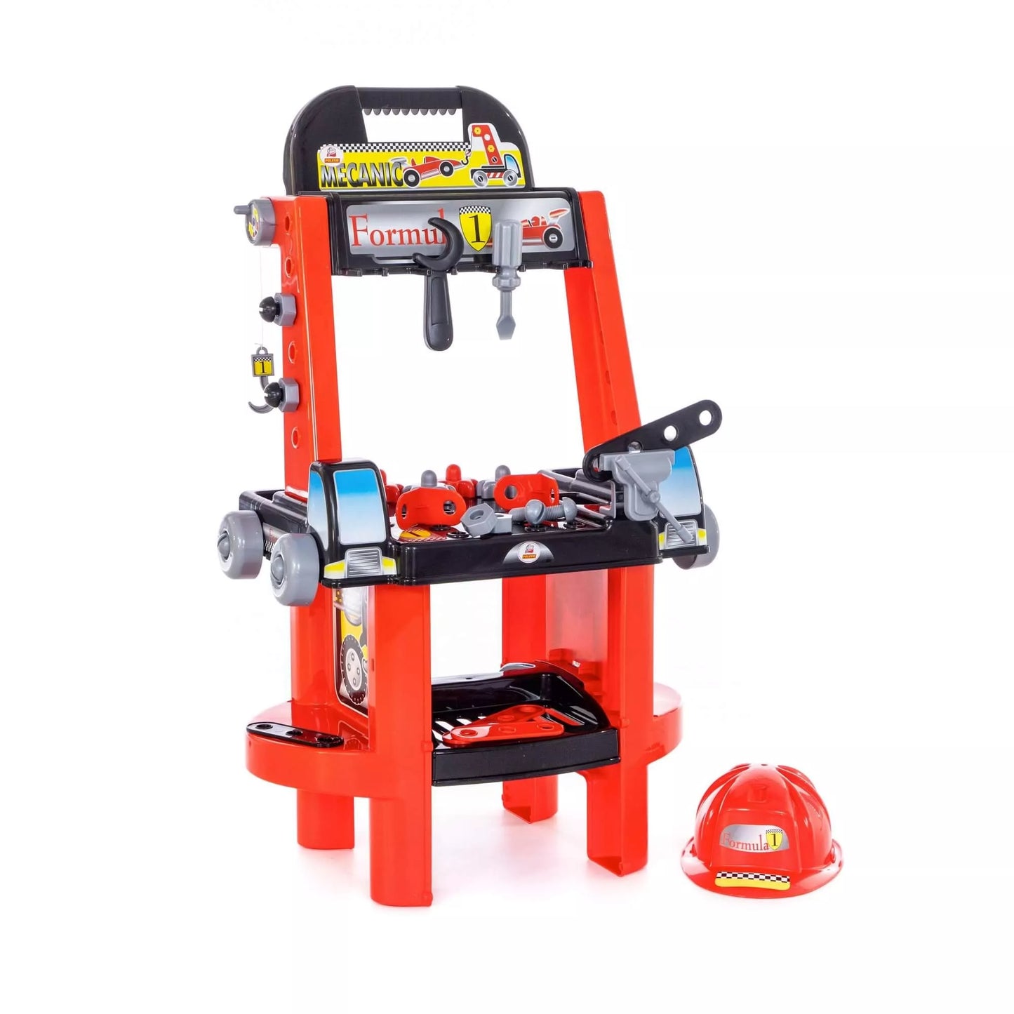 Pasidaryk pats rinkinys „Super Mechanic“ + Įrankių rinkinys Konstrukcinės pagalvėlės „Išradėjas“ Polesie