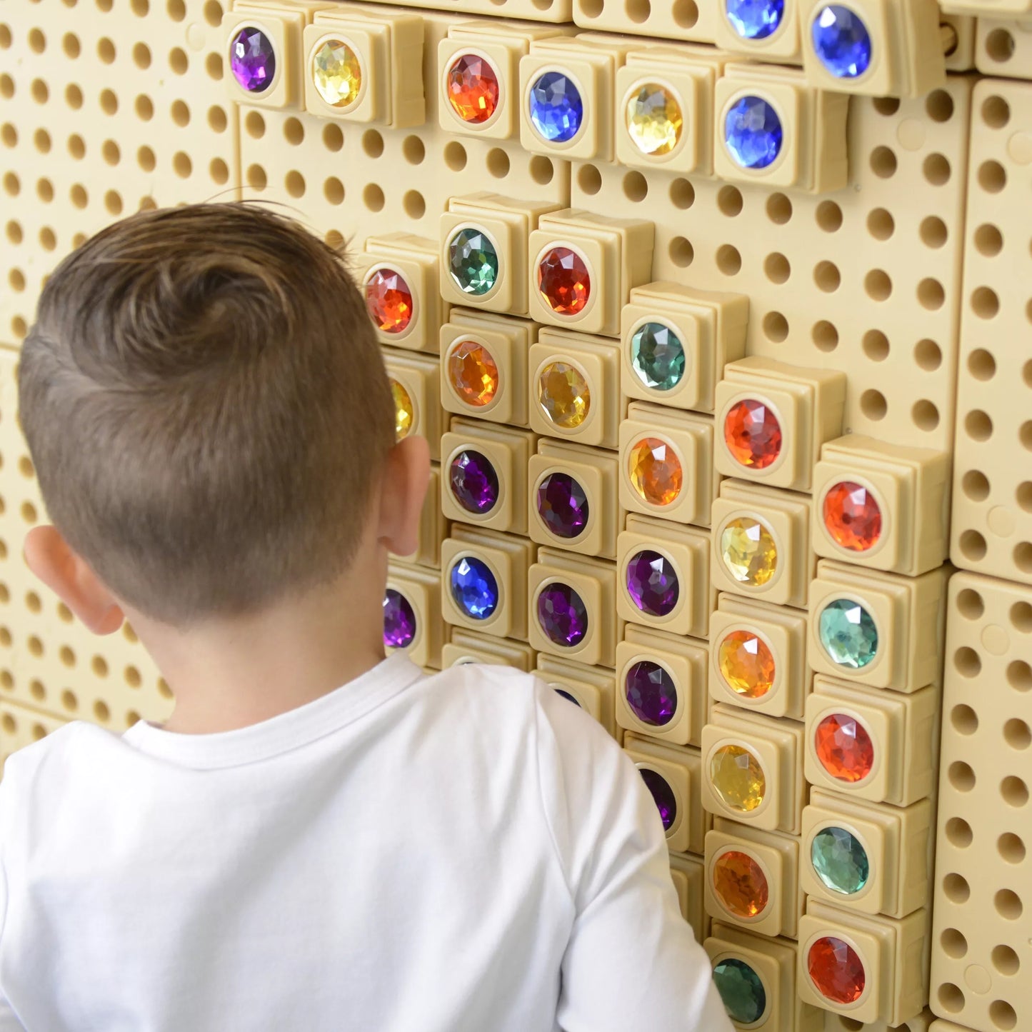 Masterkidz 72 vnt. deimanto formos kaladėlių rinkinys kūrybinėms ir STEM lentoms