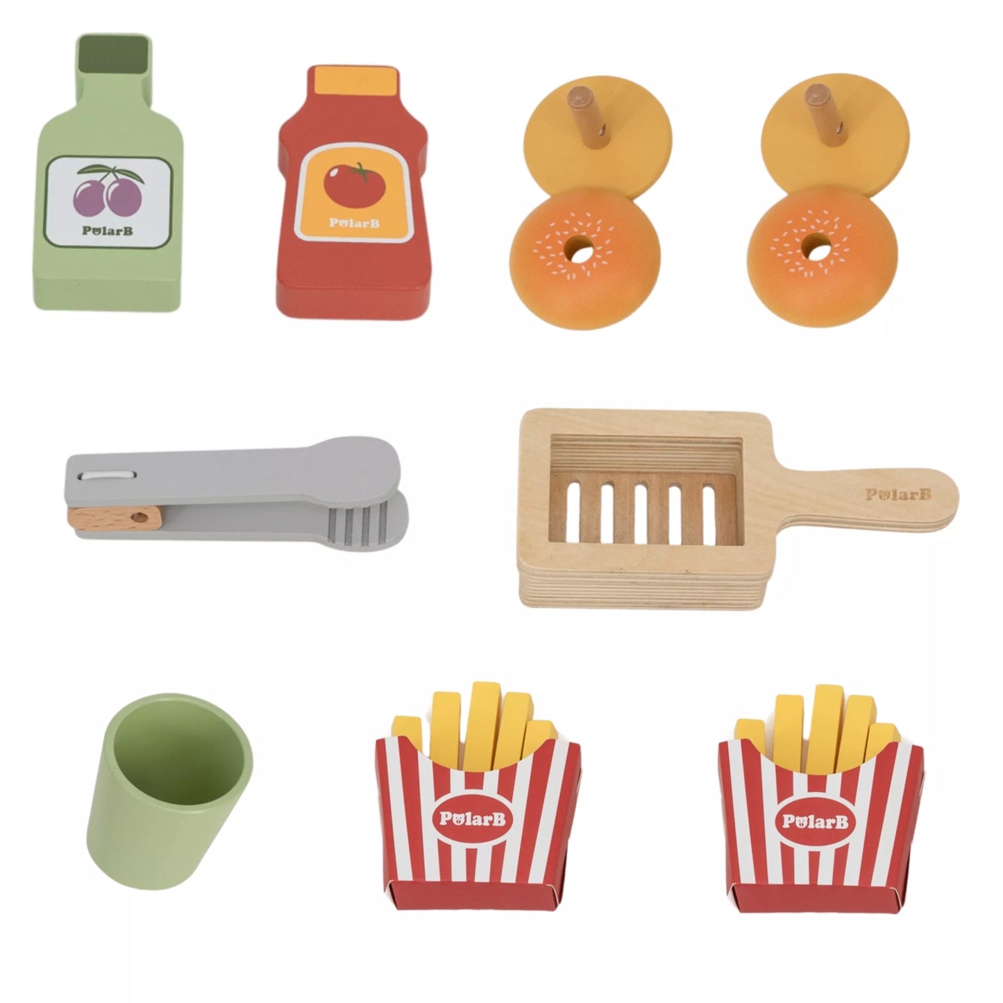 VIGA Mini Hamburger Store – Kūrybinis vaidmenų žaidimas Pramogos