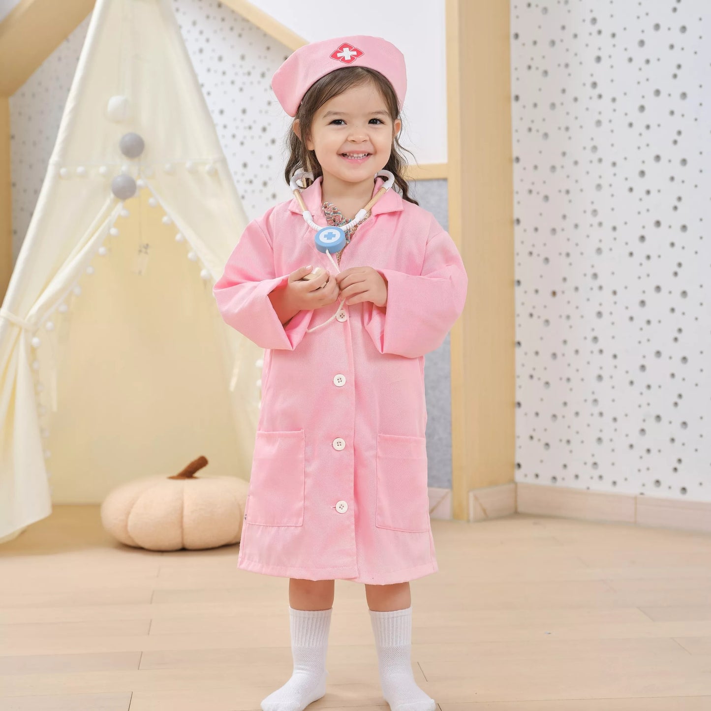 VIGA Uniforma Kostiumas ir Mažai Seselė Skrybėlė