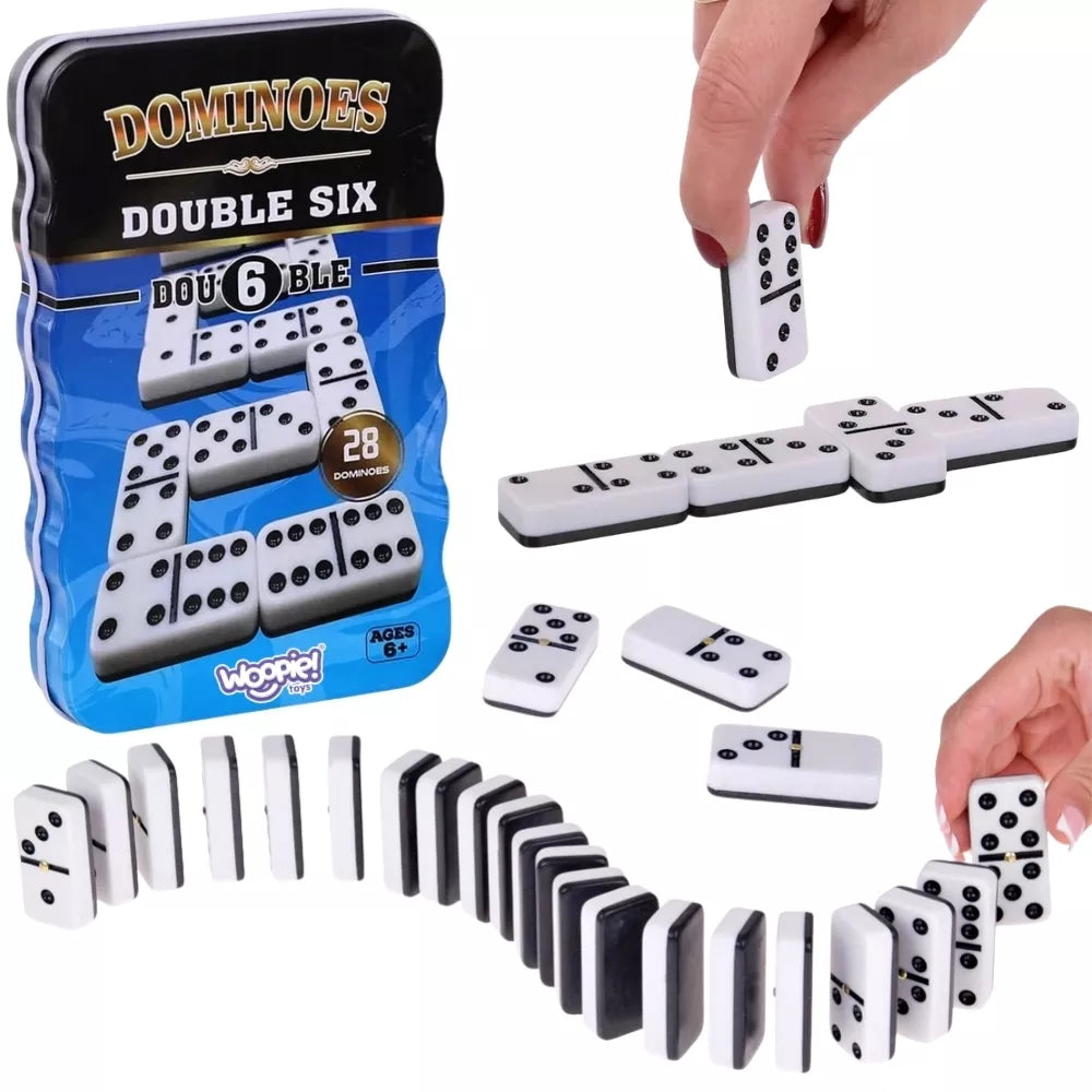 WOOPIE Domino Klasikinis dėlionės žaidimas 28 kubeliai