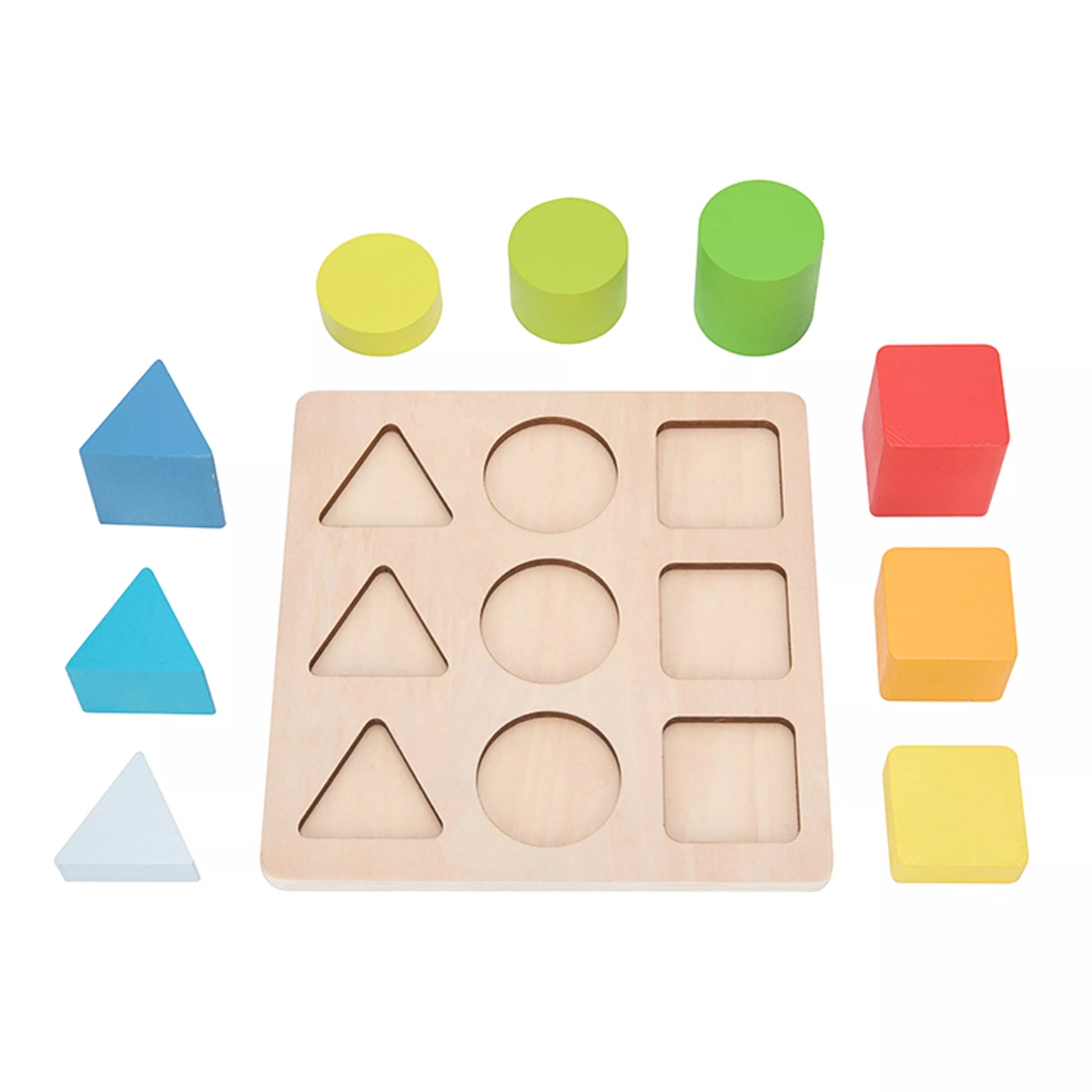 OOKY ŽAISLAS Medinis formų ir spalvų rūšiuotojas Montessori Dėlionė