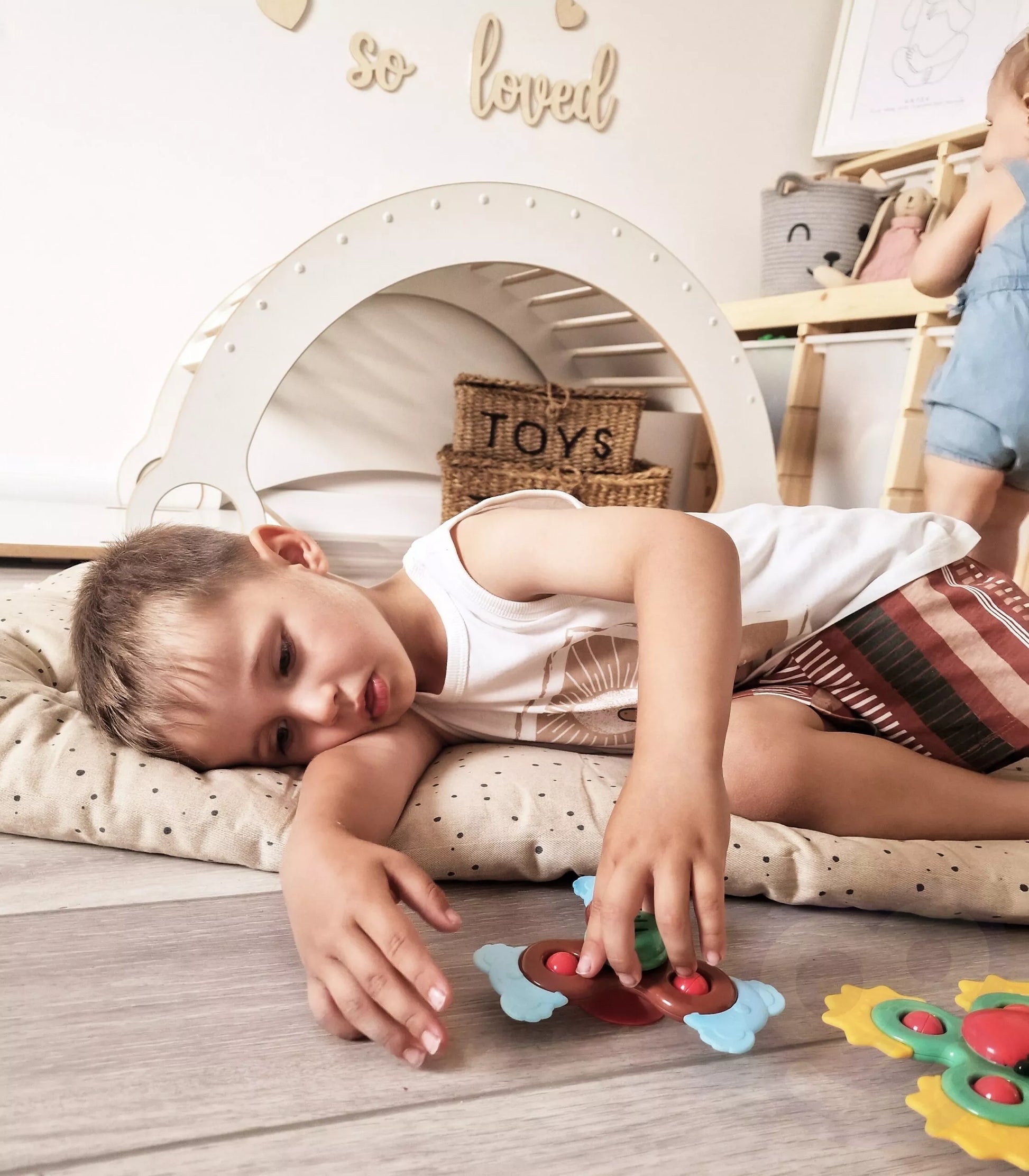 WOOPIE BABY Suktukas Sensorinis Lavinamasis Žaislas 3in1 Spalvingas