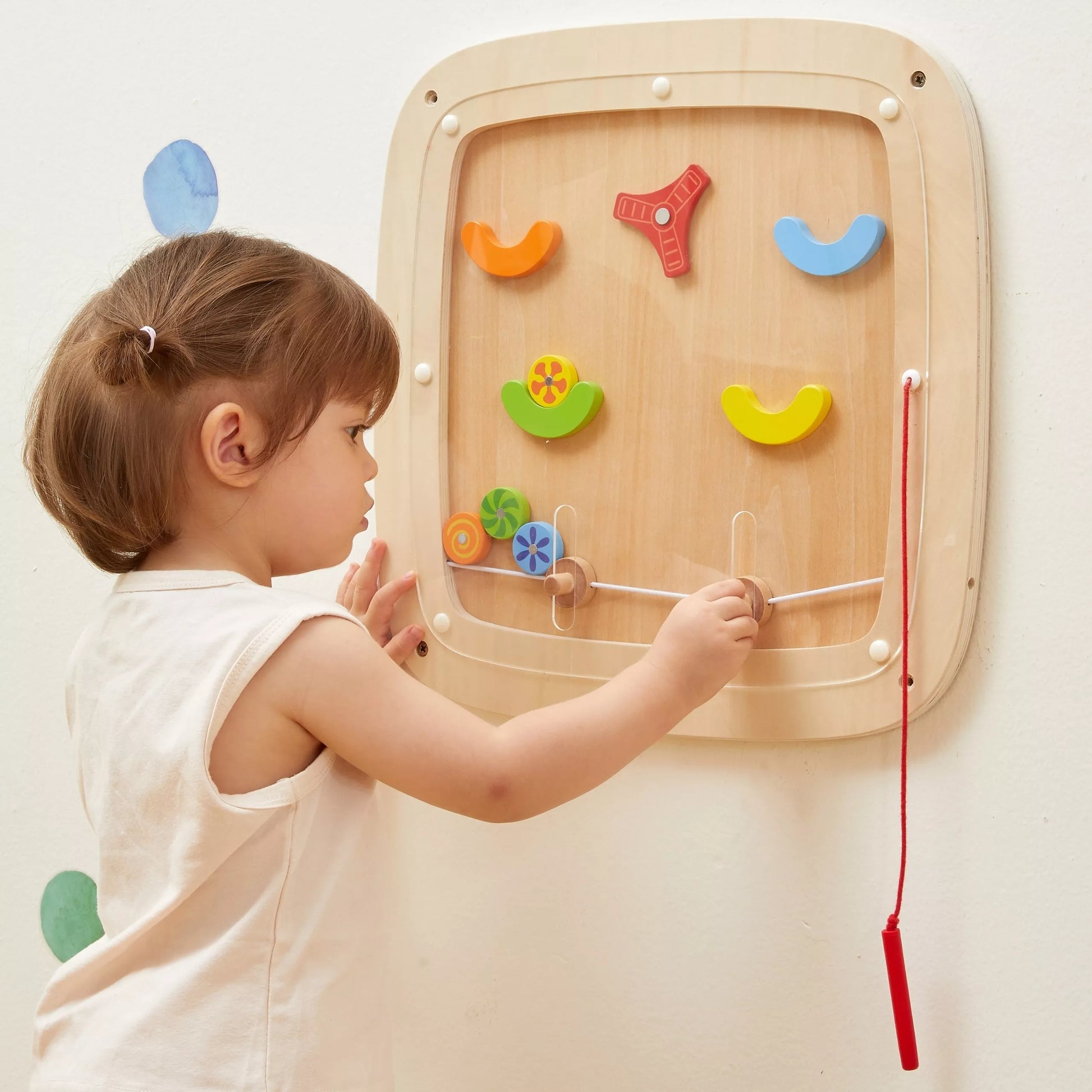 VIGA medinė manipuliacinė sensorinė fliperio žaidimo lenta