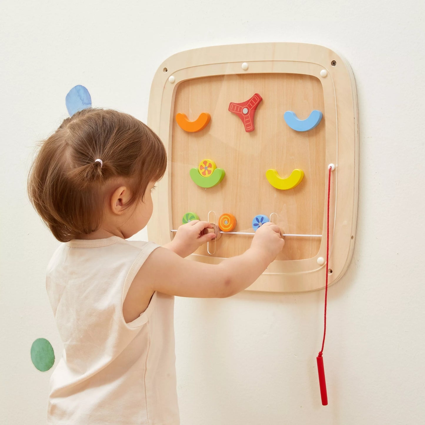 VIGA medinė manipuliacinė sensorinė fliperio žaidimo lenta