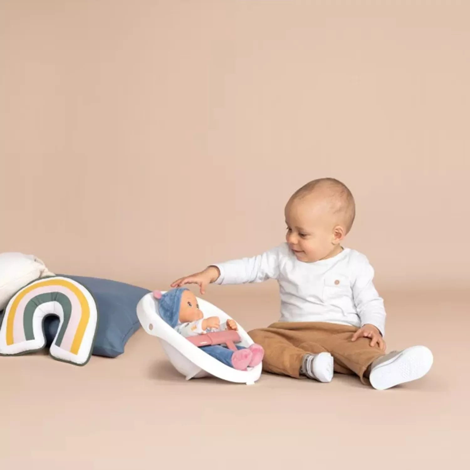 SMOBY Little Walker Pusher 3in1 vežimėlis kūdikiui + lėlė