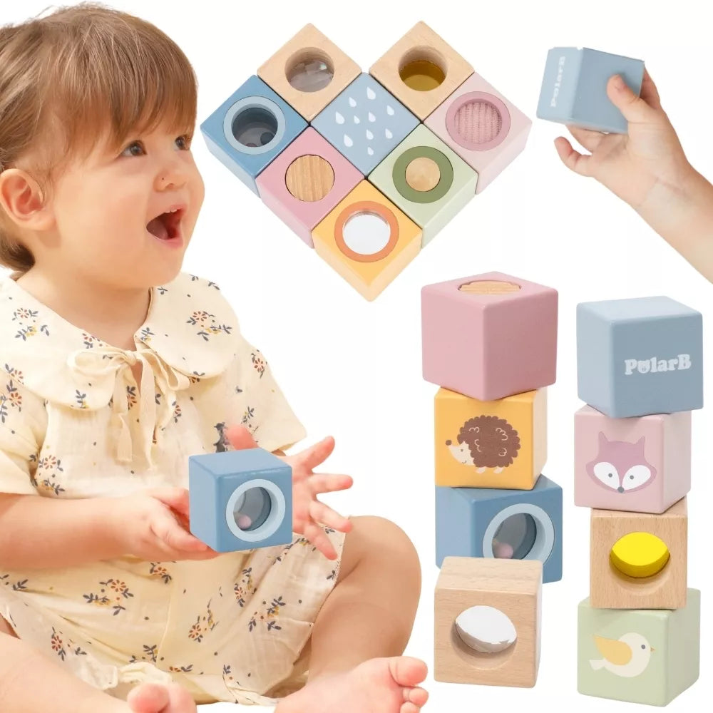 VIGA Mediniai PolarB Sensoriniai Blokai