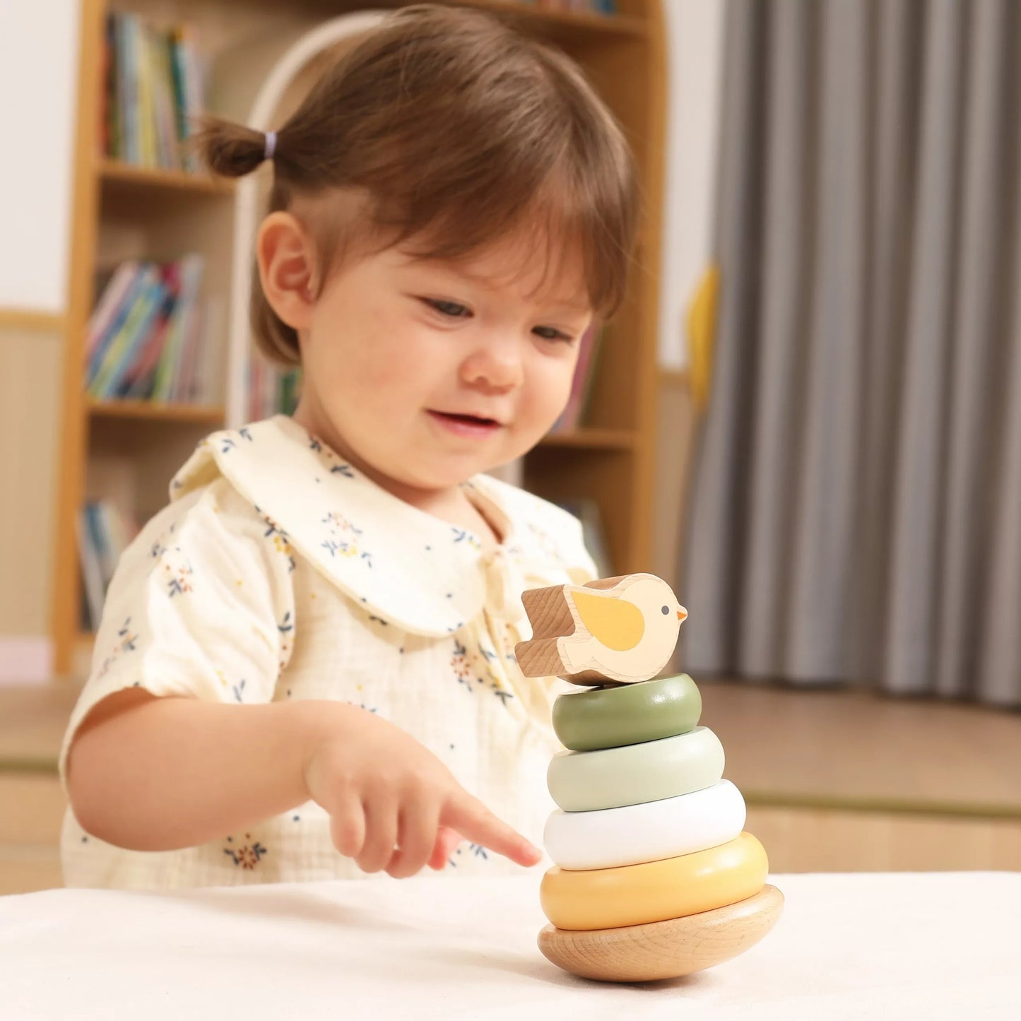 VIGA PolarB medinė mokomoji piramidė – Paukštis