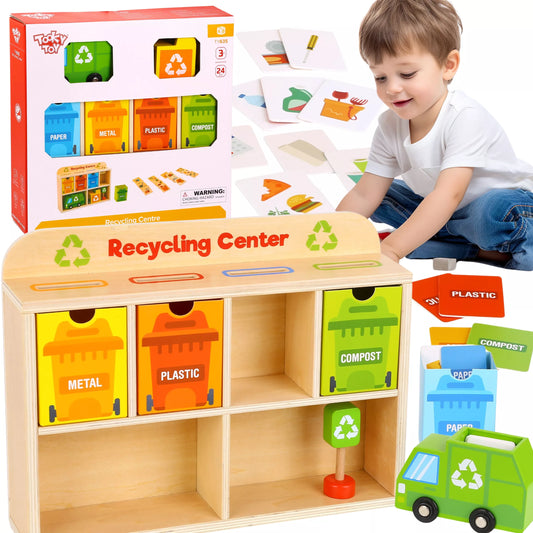TOOKY TOY medinis rūšiavimo centras – edukacinis rūšiuoklis