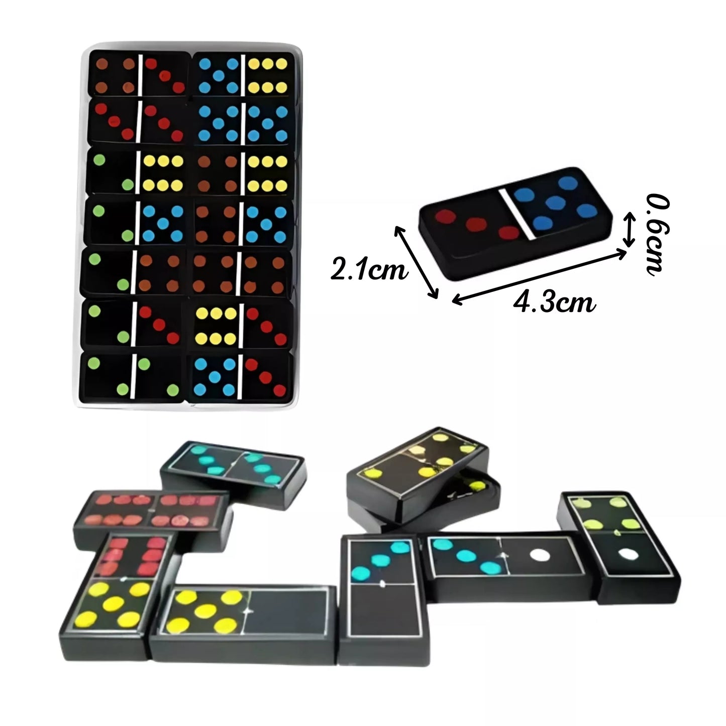 WOOPIE Domino šeimos logikos žaidimas 28 blokai