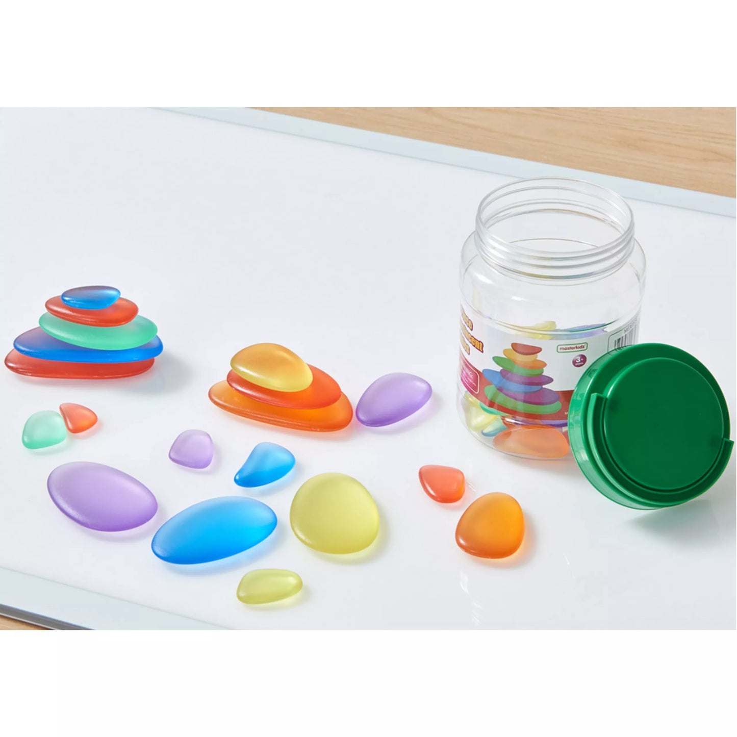 Masterkidz spalvoti šviečiantys „Paving Cubes“