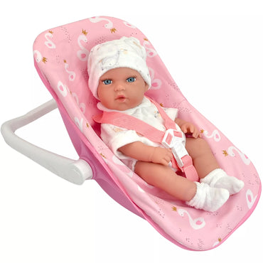 WOOPIE ROYAL kūdikio lėlės rinkinys 30,5 cm + rožinė nešioklė