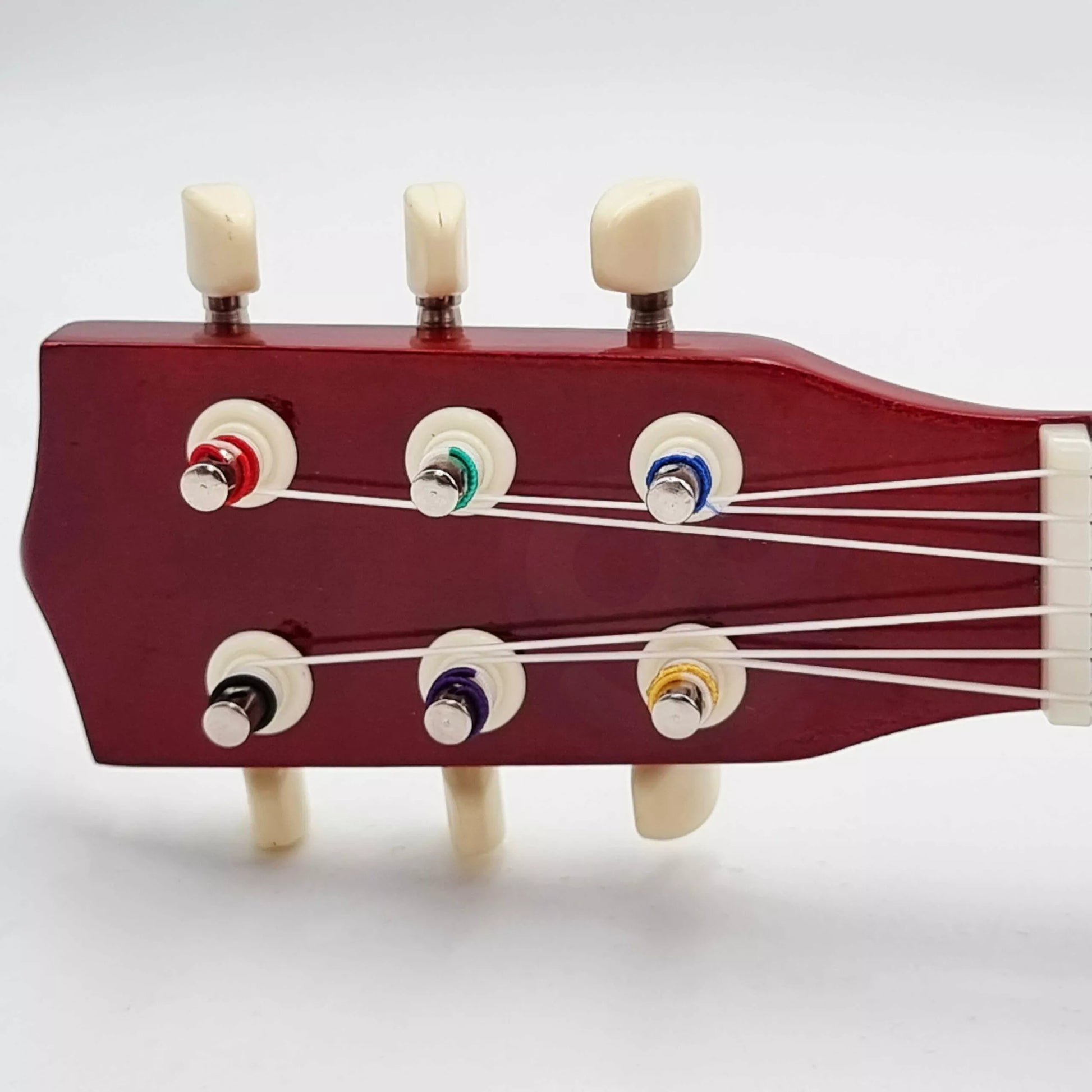 Viga medinė gitarėlė vaikams, natūrali, 21 colio, 6 stygos