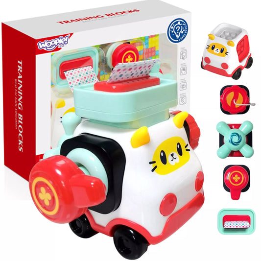 WOOPIE BABY Montessori manipuliacinis kačiuko automobilio konstravimo rinkinys 2