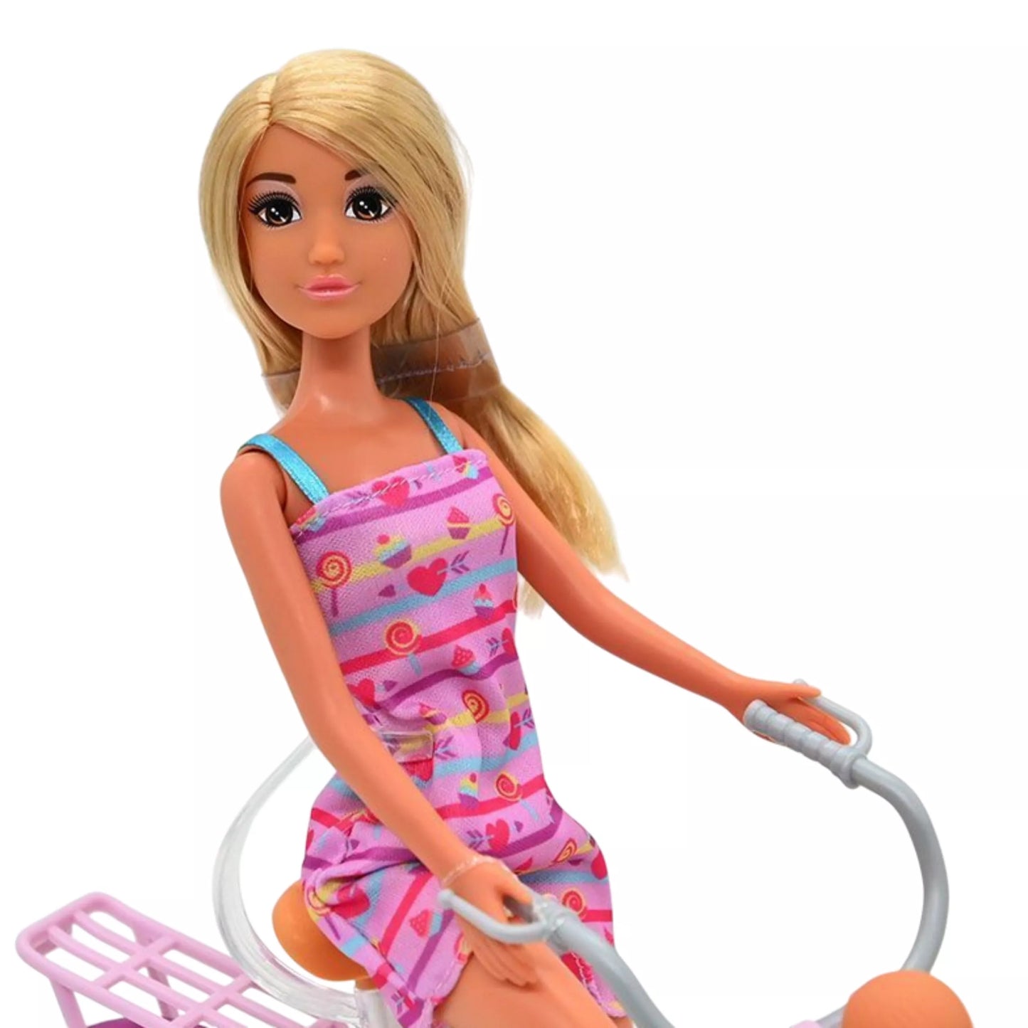 WOOPIE ROYAL Lėlė Lelija Dviratininkė