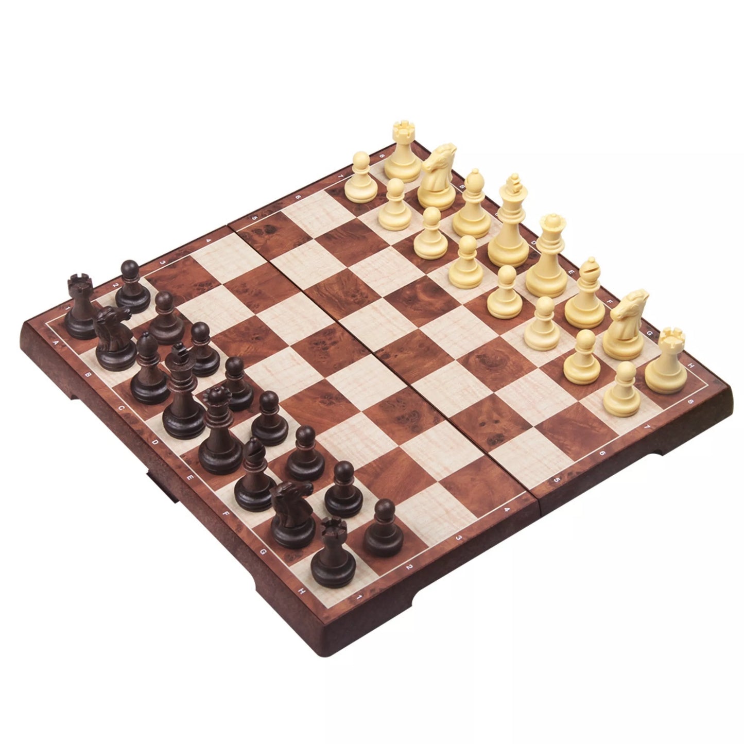 WOOPIE šachmatų magnetiniai šaškės 2in1