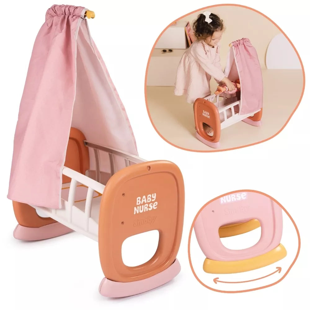 Smoby kūdikio slaugytojo lopšys su stogeliu