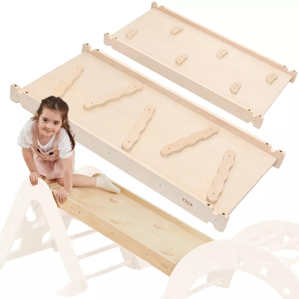 VIGA medinė čiuožykla tiesi laipiojimo siena