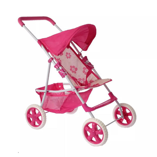 WOOPIE ROYAL lėlių vežimėlis su gėlėmis