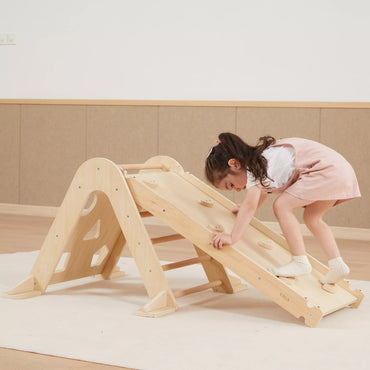 VIGA medinė čiuožykla tiesi laipiojimo siena