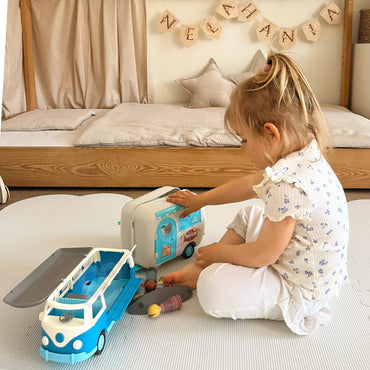 WOOPIE XL lėlių namelio rinkinys su priekaba