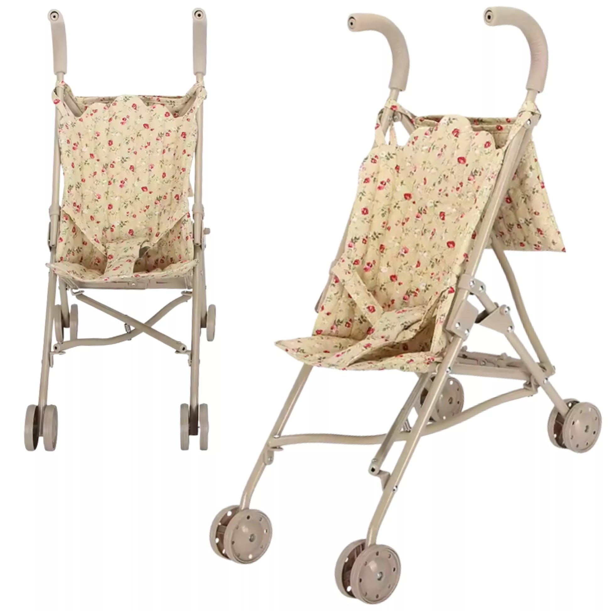 WOOPIE ROYAL lėlių vežimėlis vintažinės rožės