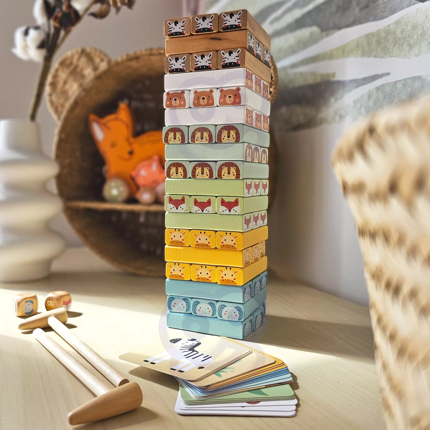 Arkadinis žaidimas „Drebantis bokštas” Gyvūnai 82 vnt.