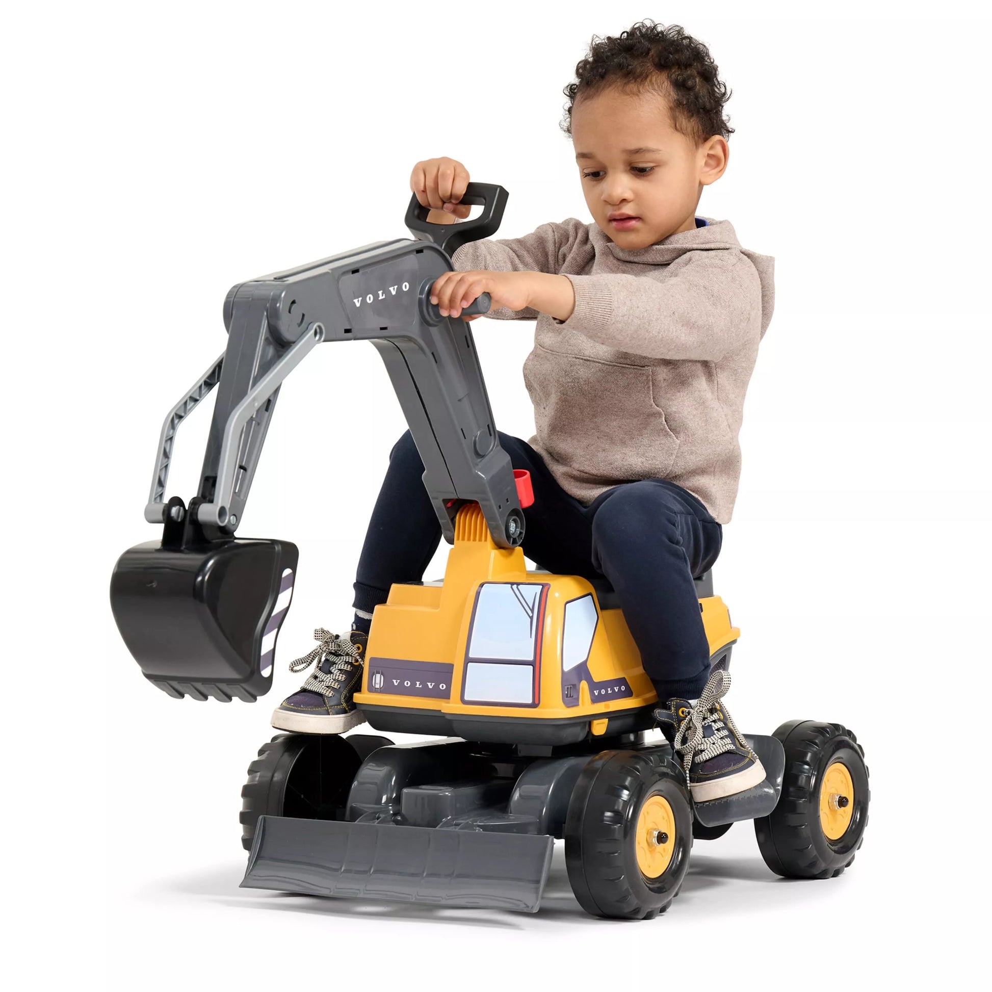 FALK Volvo šarnyrinis ekskavatorius su pasukama kabina ir kastuvu-plūgu