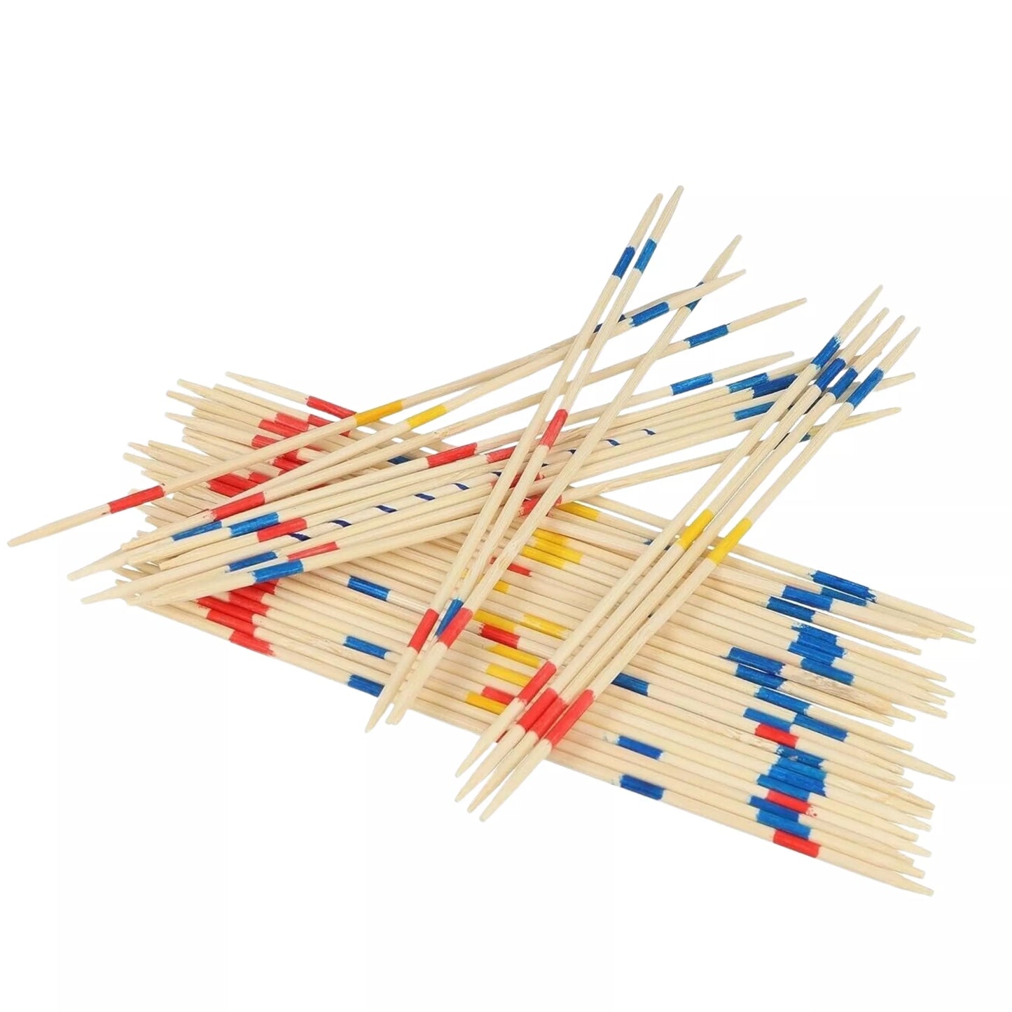 WOOPIE Mikado mediniai gabalai dėžutėje po 41 vienetą.