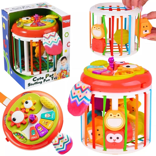 WOOPIE BABY interaktyvus būgnas „Roller“ sensorinis kubas