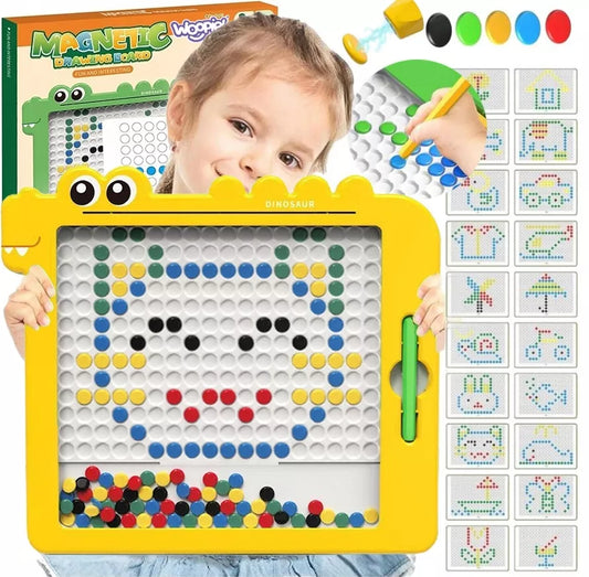 WOOPIE magnetinė lenta vaikams Montessori MagPad dinozauras