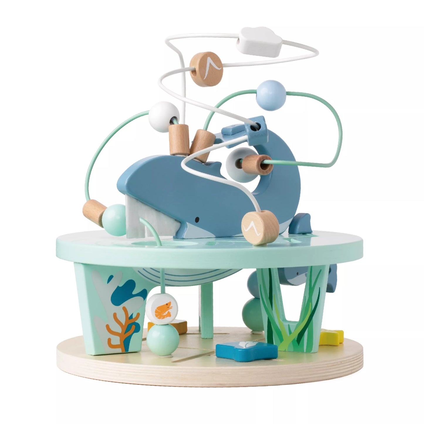 Medinis edukacinis labirintas, susipynęs jūrinis gyvenimas