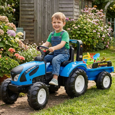FALK Landini Series 7 pedalinis traktorius su priekaba