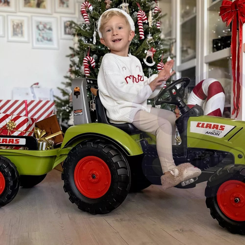 Didelis pedalinis traktorius su priekaba 3 metus