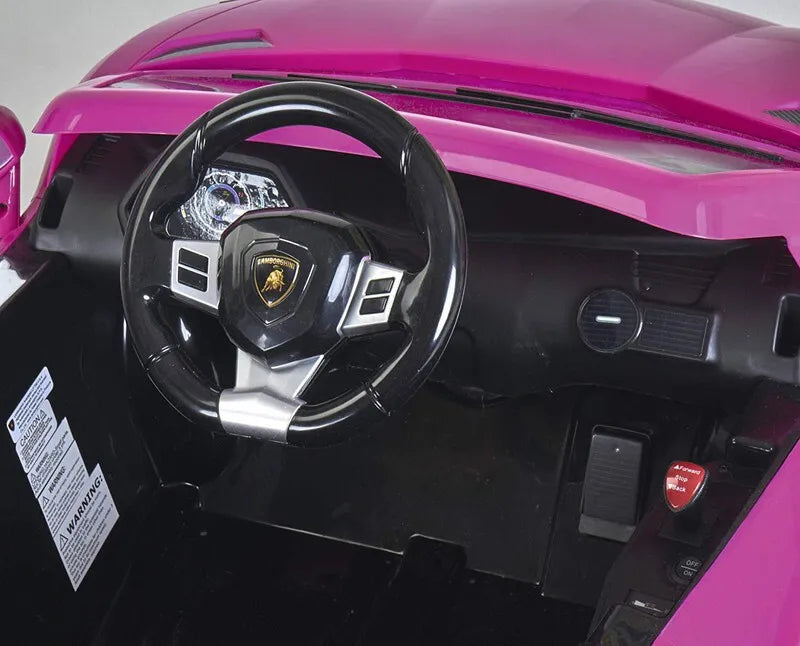 „FEBER Lamborghini Aventador“ rožinis elektrinis automobilis