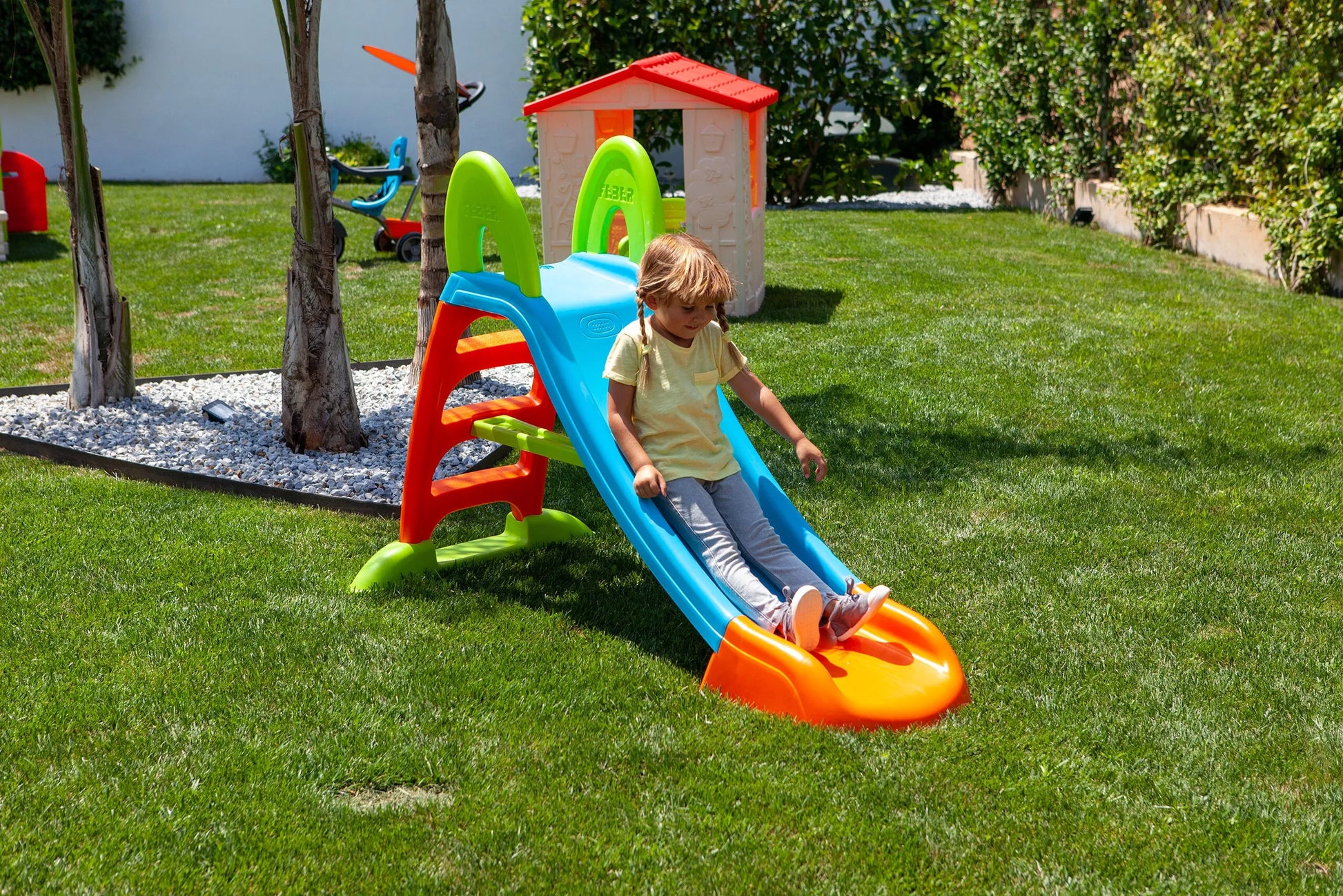 FEBER Plus čiuožykla – su vandens pajungimu, 152 cm ilgio
