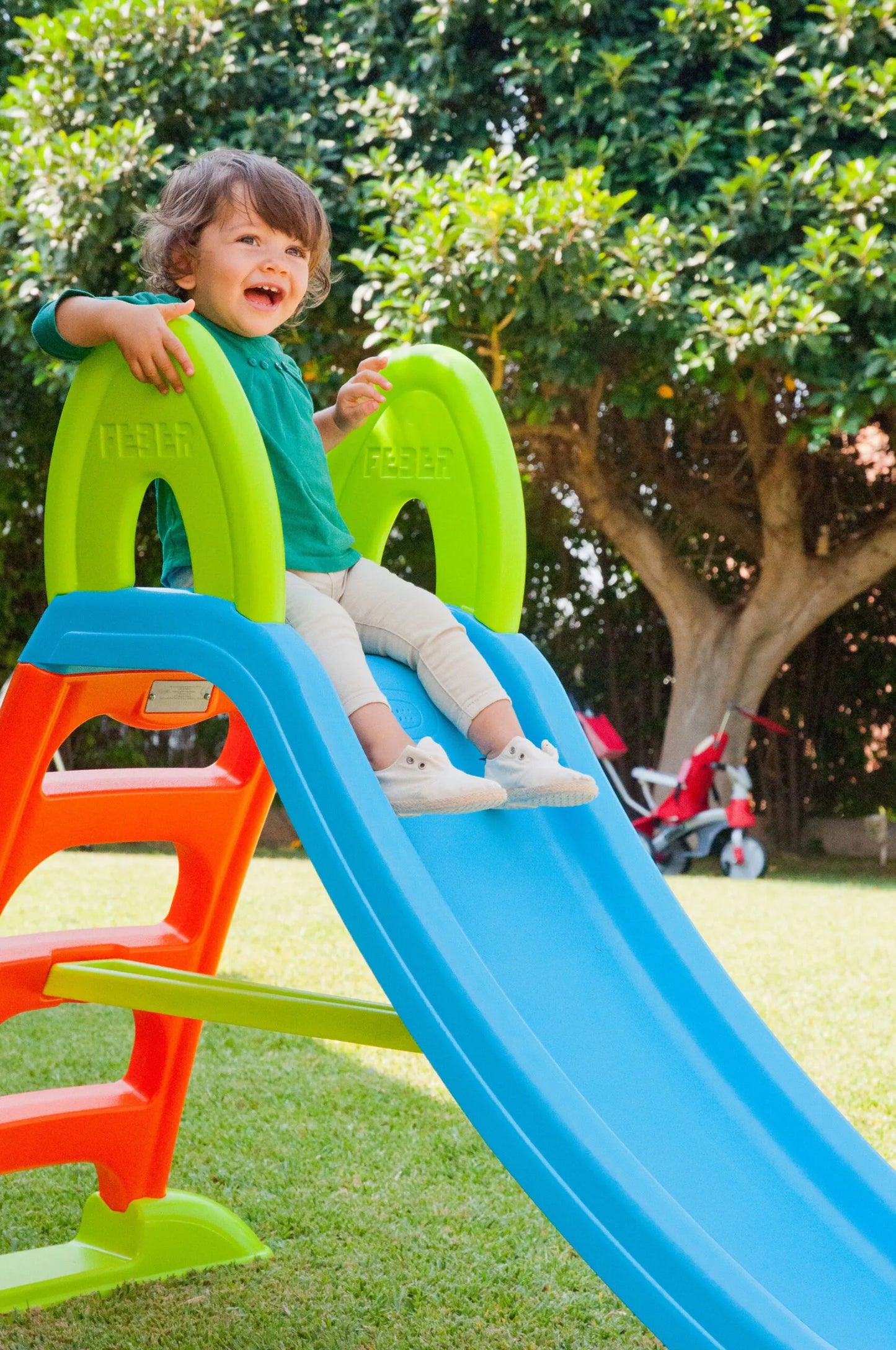 FEBER „Plus Slide“ – vandens čiuožykla vaikams, 152 cm, 2–7 m.