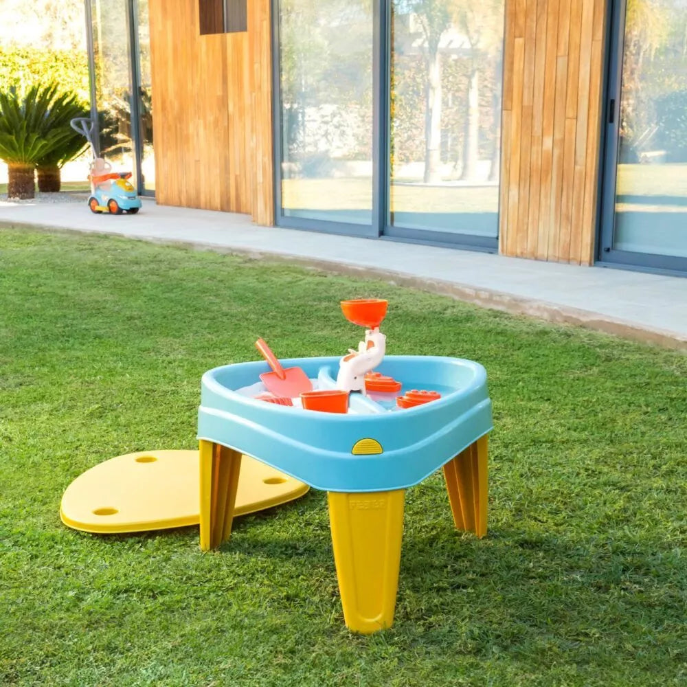 Vandens staliukas su dangteliu CASUAL 4in1 Smėlio dėžės rašomasis stalo iškylos stalo priedai